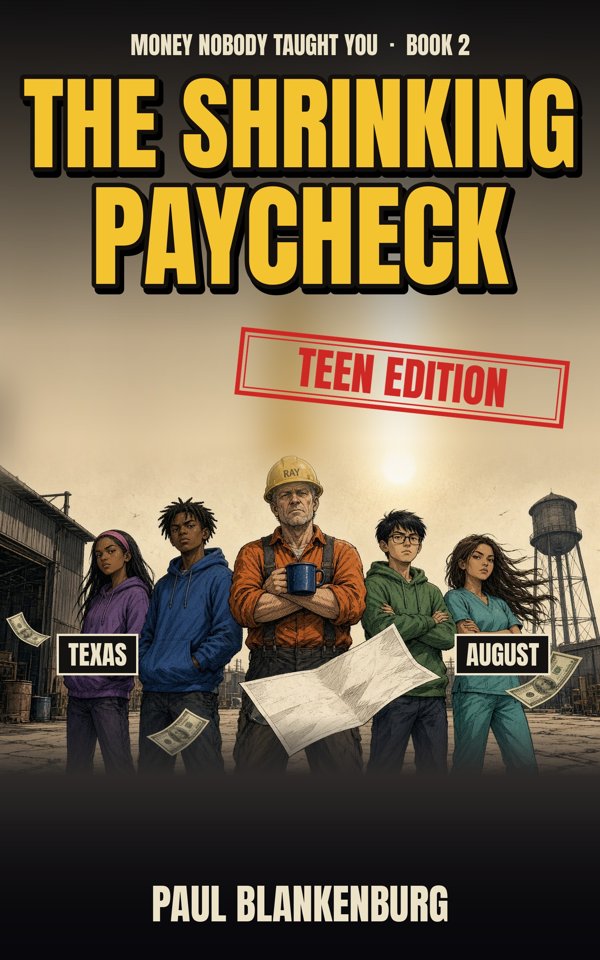 Book 2 cover: The Shrinking Paycheck