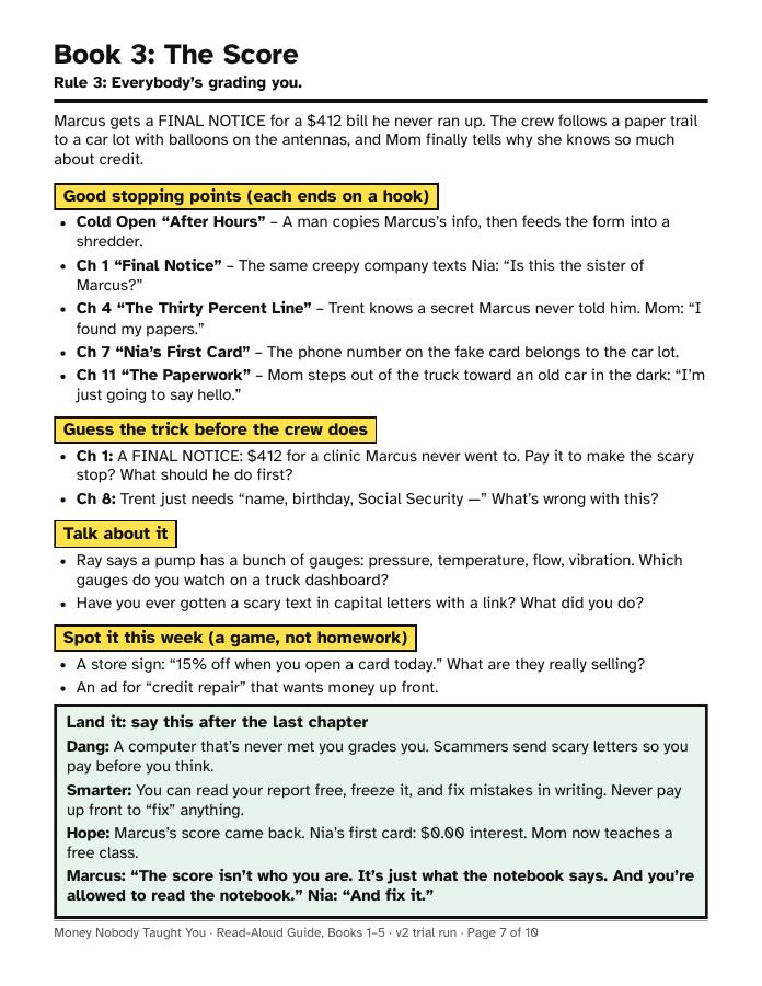 Teacher Guide: sample pages, page 8