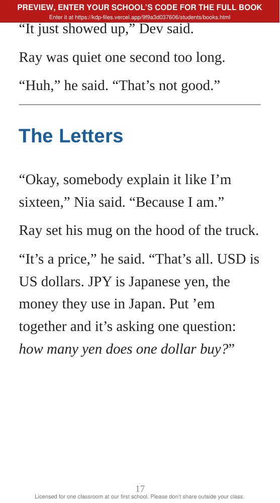 Book 1: The Yen Heist (preview: first 2 chapters), page 17