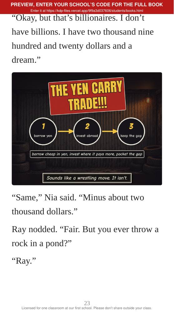 Book 1: The Yen Heist (preview: first 2 chapters), page 23