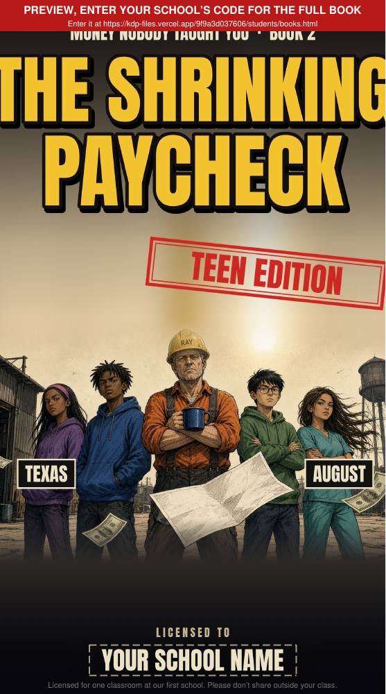 Book 2: The Shrinking Paycheck (preview: first 2 chapters), page 1