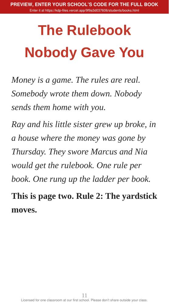 Book 2: The Shrinking Paycheck (preview: first 2 chapters), page 11