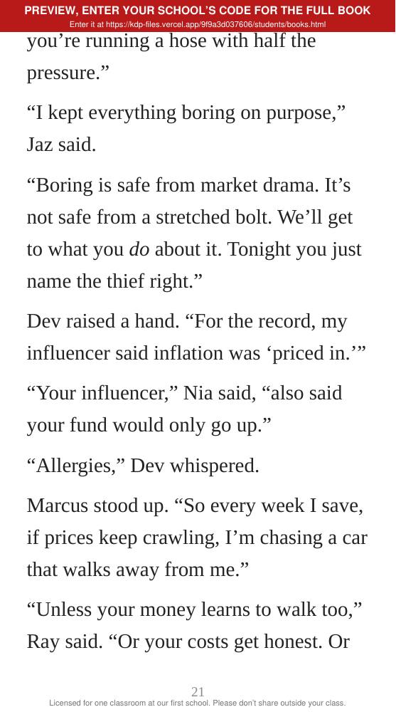 Book 2: The Shrinking Paycheck (preview: first 2 chapters), page 21