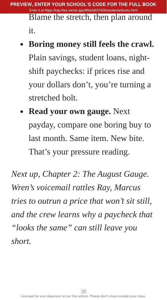 Book 2: The Shrinking Paycheck (preview: first 2 chapters), page 30