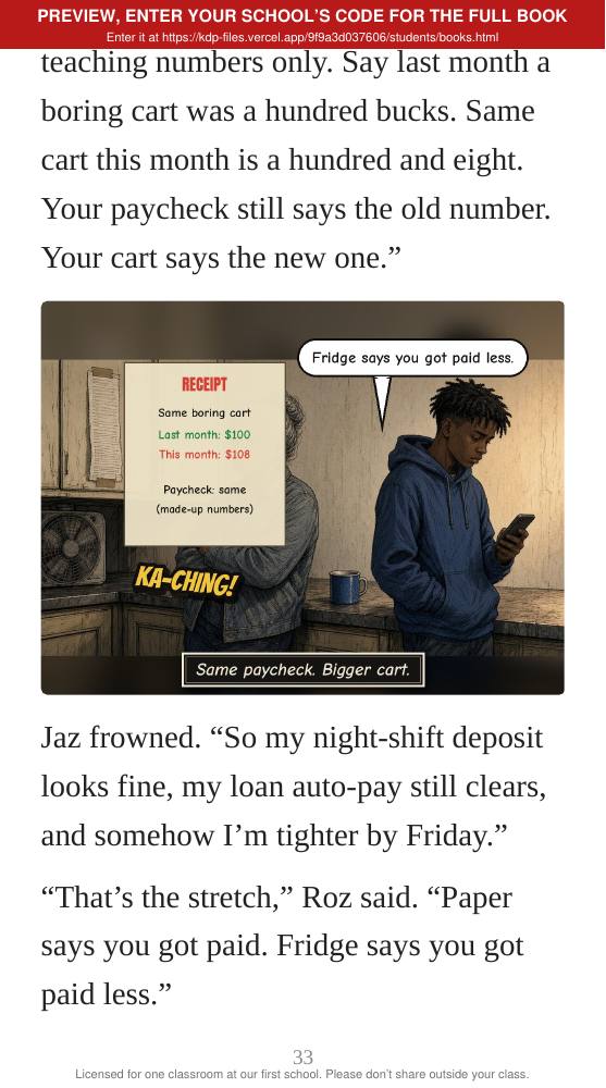 Book 2: The Shrinking Paycheck (preview: first 2 chapters), page 33