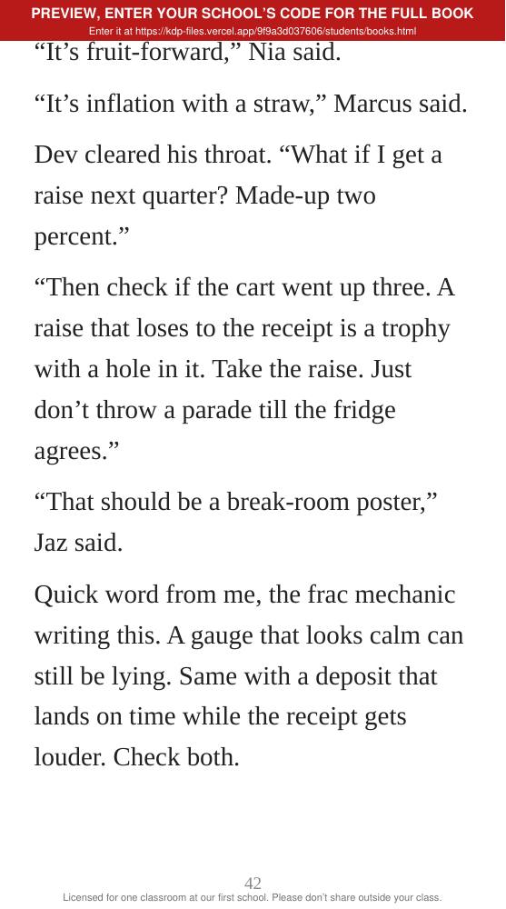 Book 2: The Shrinking Paycheck (preview: first 2 chapters), page 42