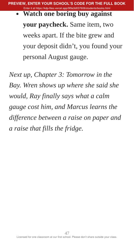 Book 2: The Shrinking Paycheck (preview: first 2 chapters), page 47