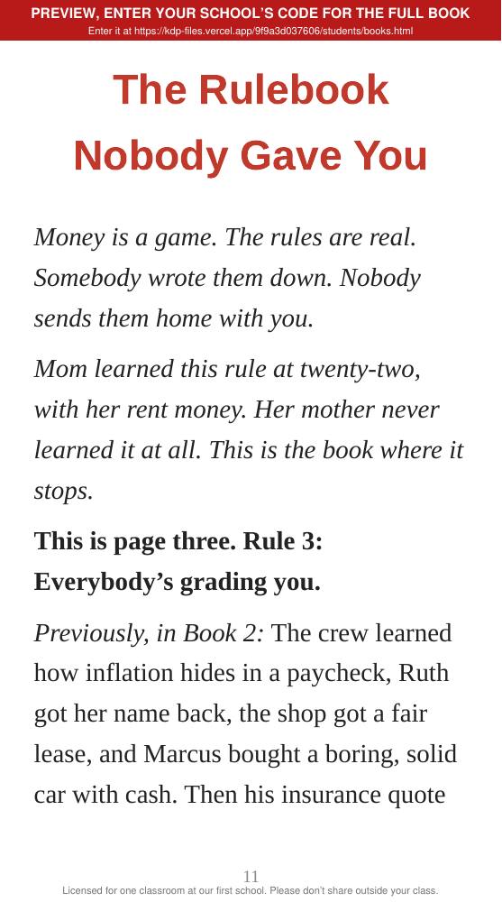 Book 3: The Score (preview: first 2 chapters), page 11
