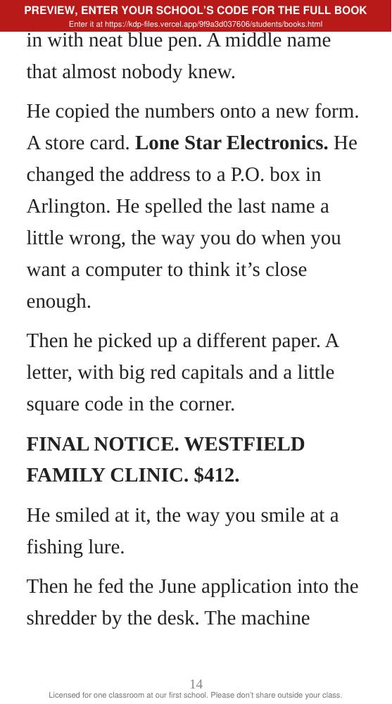 Book 3: The Score (preview: first 2 chapters), page 14