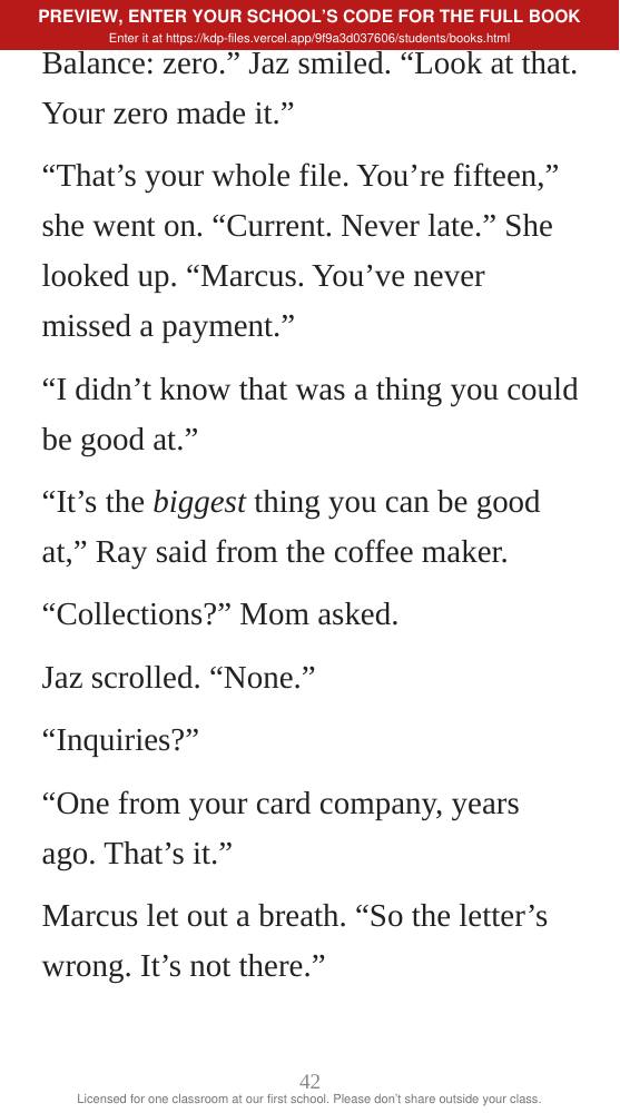 Book 3: The Score (preview: first 2 chapters), page 42