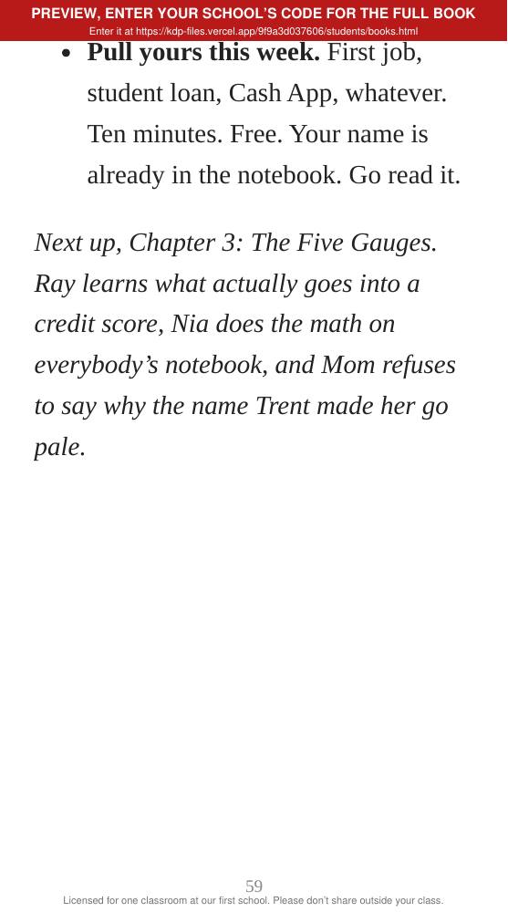 Book 3: The Score (preview: first 2 chapters), page 59