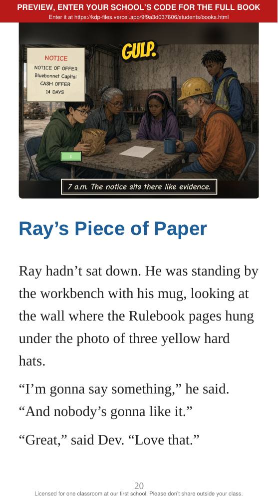 Book 4: The Fed Call (preview: first 2 chapters), page 20