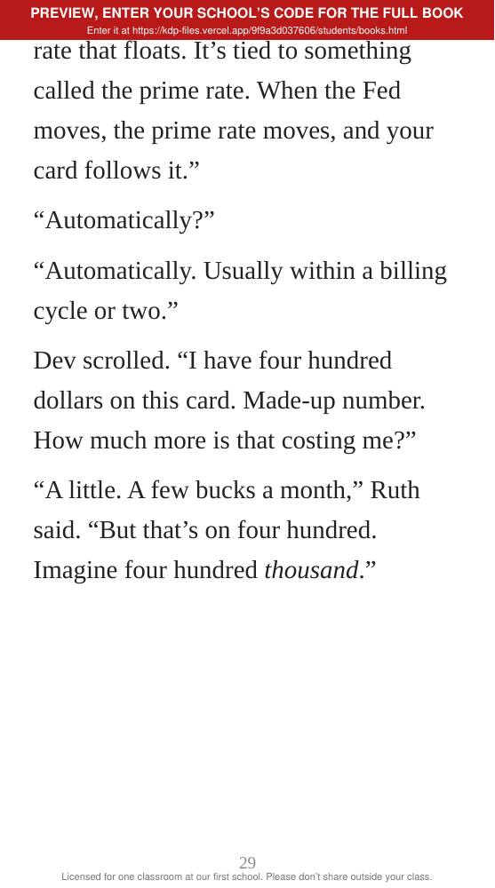 Book 4: The Fed Call (preview: first 2 chapters), page 29