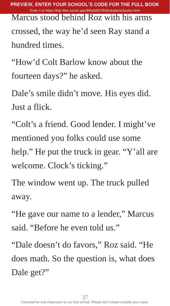 Book 4: The Fed Call (preview: first 2 chapters), page 37