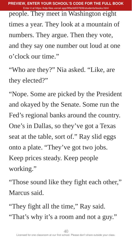 Book 4: The Fed Call (preview: first 2 chapters), page 40