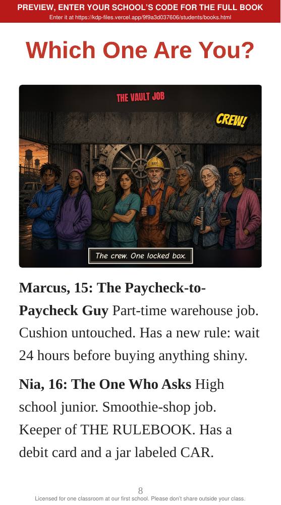 Book 5: The Vault Job (preview: first 2 chapters), page 8