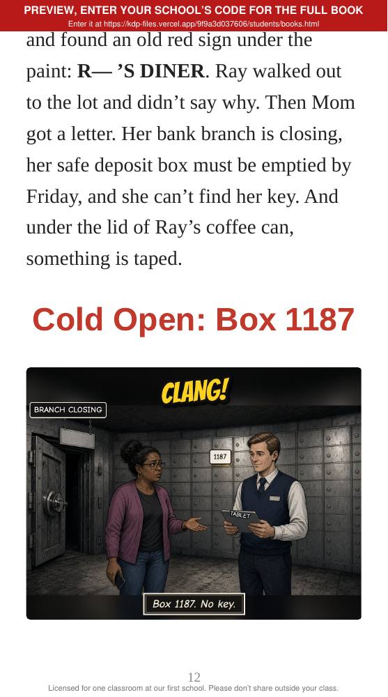 Book 5: The Vault Job (preview: first 2 chapters), page 12