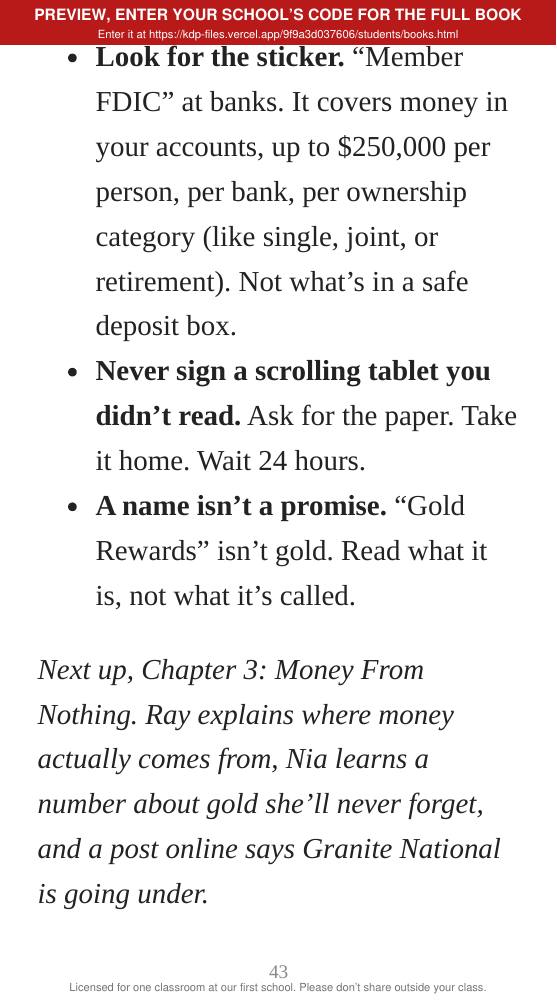 Book 5: The Vault Job (preview: first 2 chapters), page 43