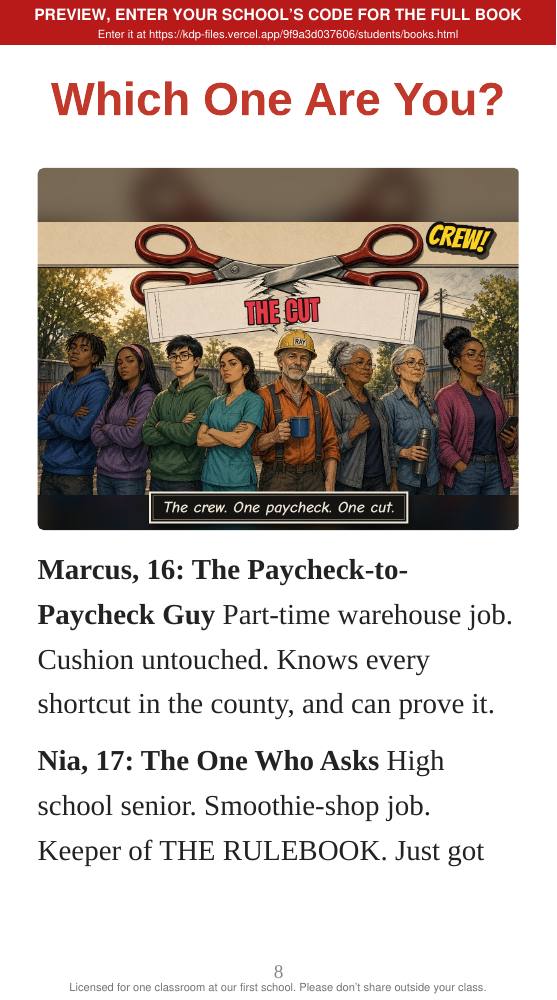 Book 6: The Cut (preview: first 2 chapters), page 8