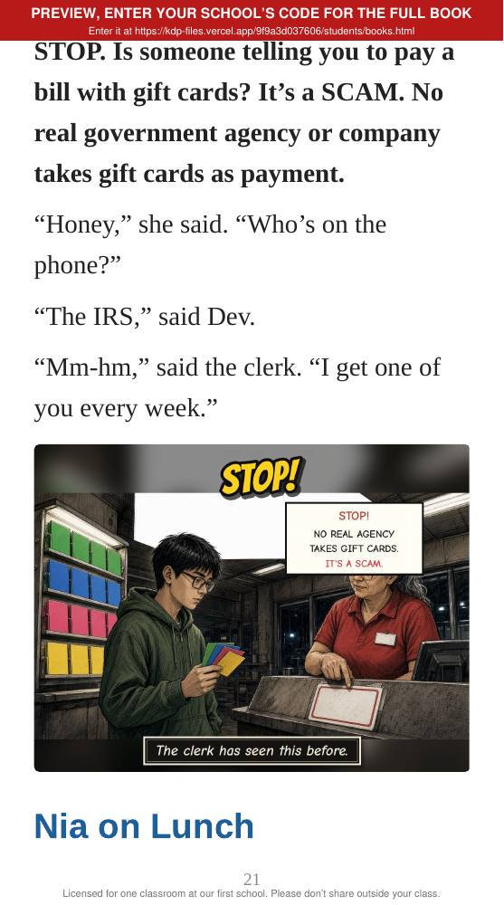 Book 6: The Cut (preview: first 2 chapters), page 21