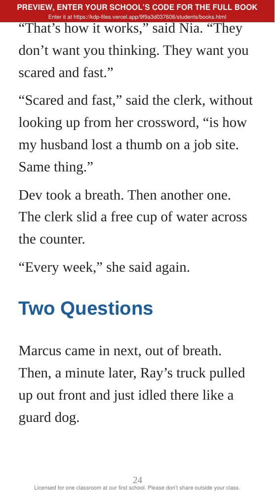 Book 6: The Cut (preview: first 2 chapters), page 24