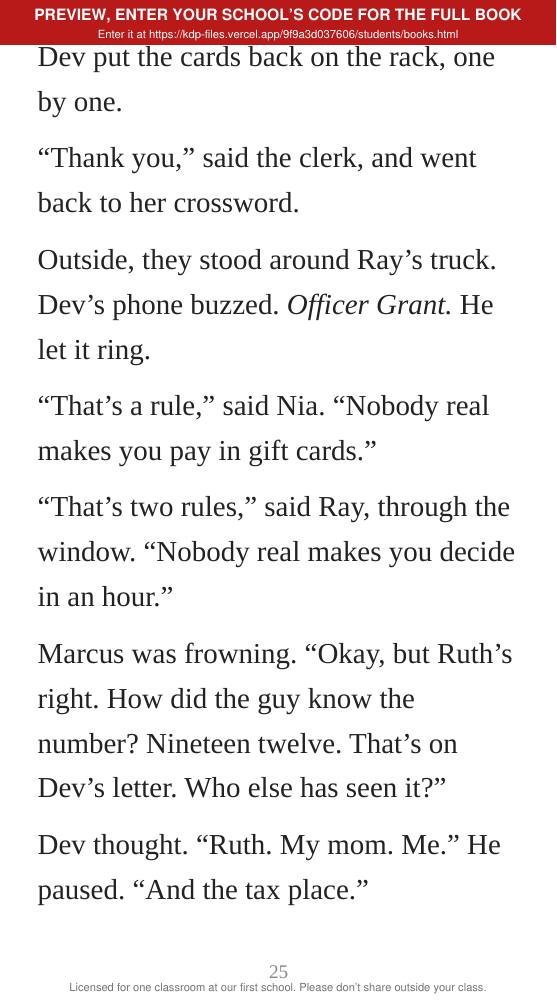 Book 6: The Cut (preview: first 2 chapters), page 25