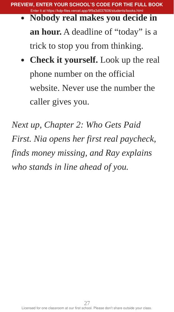 Book 6: The Cut (preview: first 2 chapters), page 27