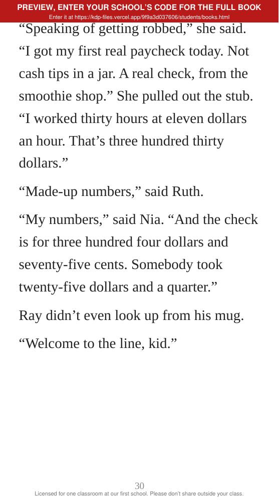 Book 6: The Cut (preview: first 2 chapters), page 30