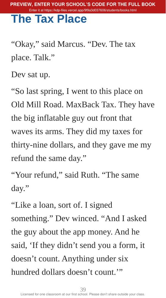Book 6: The Cut (preview: first 2 chapters), page 39
