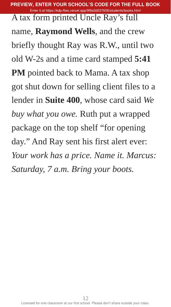 Book 7: The Inside Job (preview: first 2 chapters), page 12