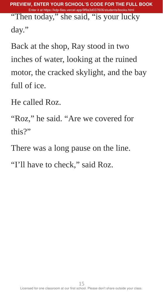 Book 9: Cover Story (preview: first 2 chapters), page 15