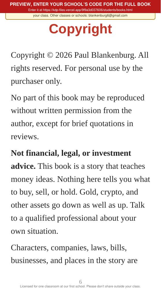 Book 12: The Gold Swindle (preview: first 2 chapters), page 6