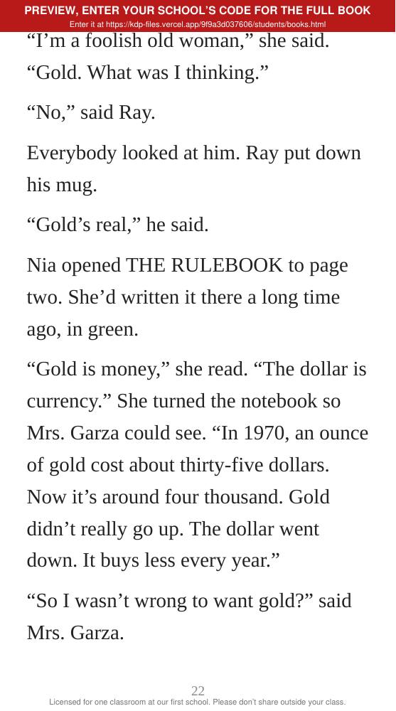 Book 12: The Gold Swindle (preview: first 2 chapters), page 22