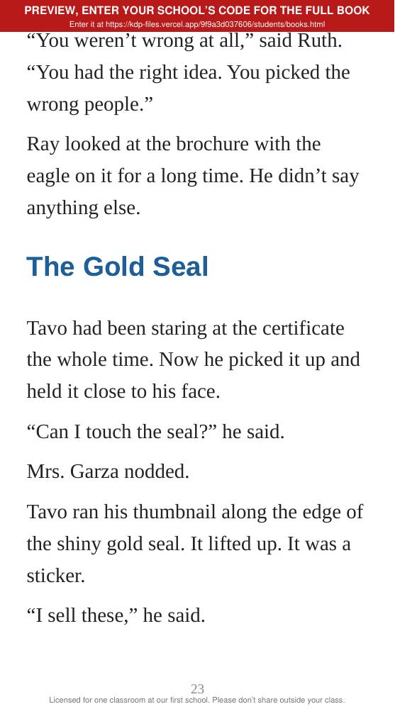 Book 12: The Gold Swindle (preview: first 2 chapters), page 23