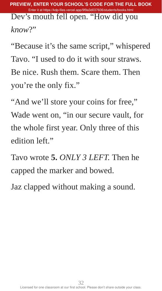 Book 12: The Gold Swindle (preview: first 2 chapters), page 32