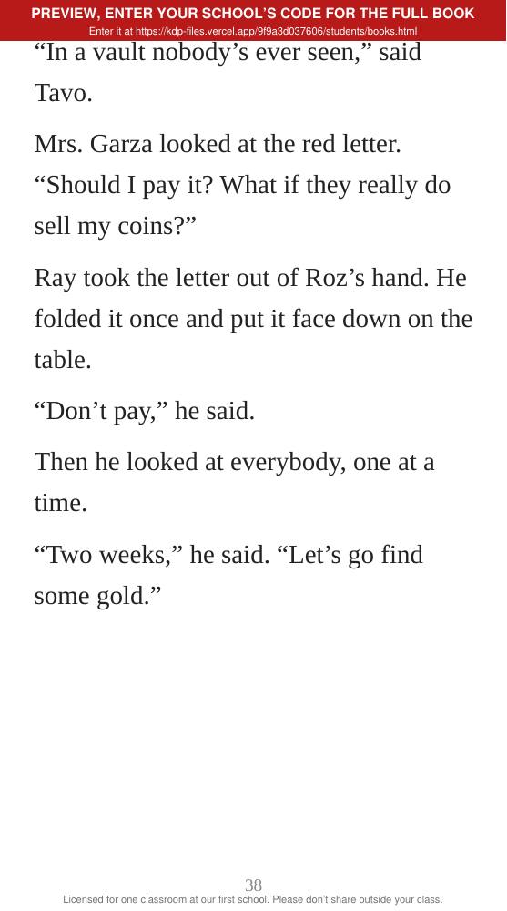Book 12: The Gold Swindle (preview: first 2 chapters), page 38