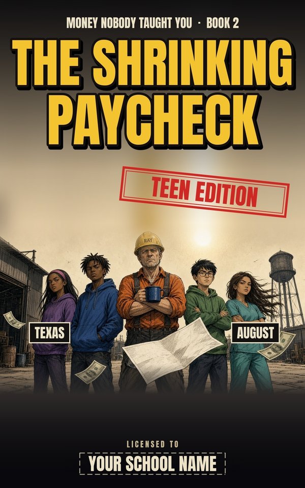 Book 2 cover: The Shrinking Paycheck