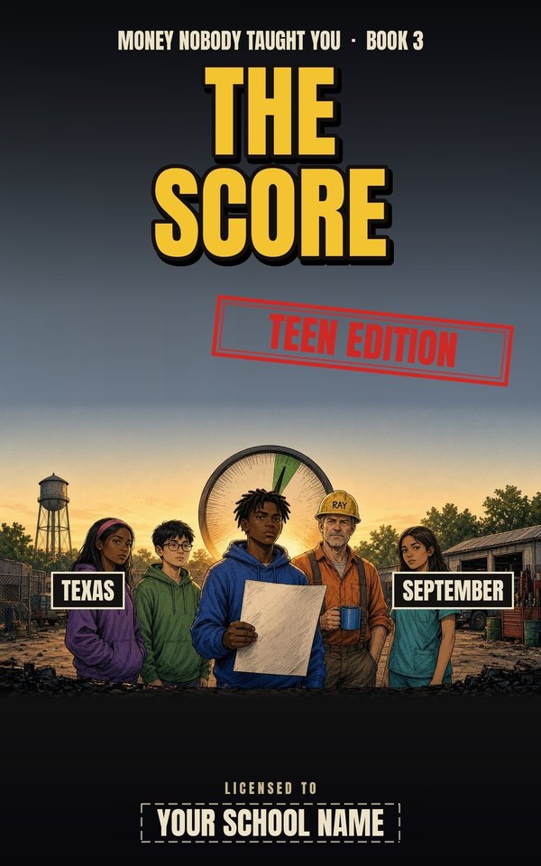 Book 3 cover: The Score