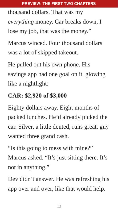 Book 1 preview: the first two chapters, page 13