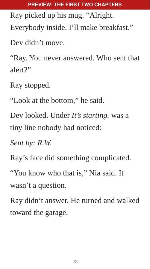 Book 1 preview: the first two chapters, page 28