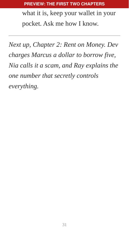 Book 1 preview: the first two chapters, page 31