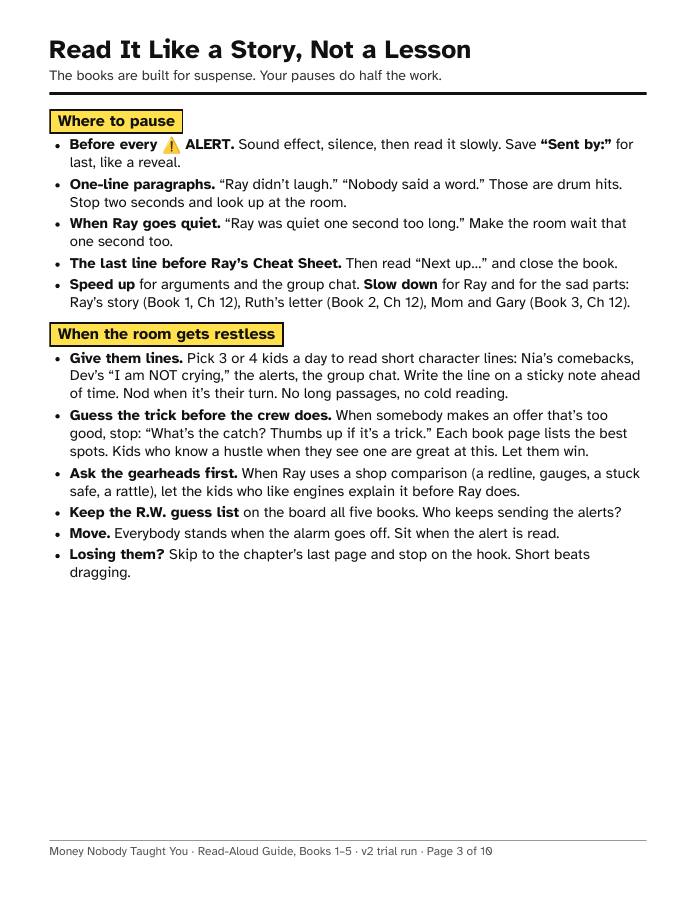 Teacher Guide: sample pages, page 4