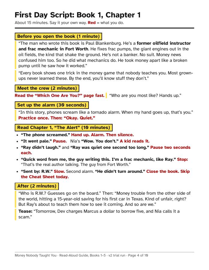 Teacher Guide: sample pages, page 5